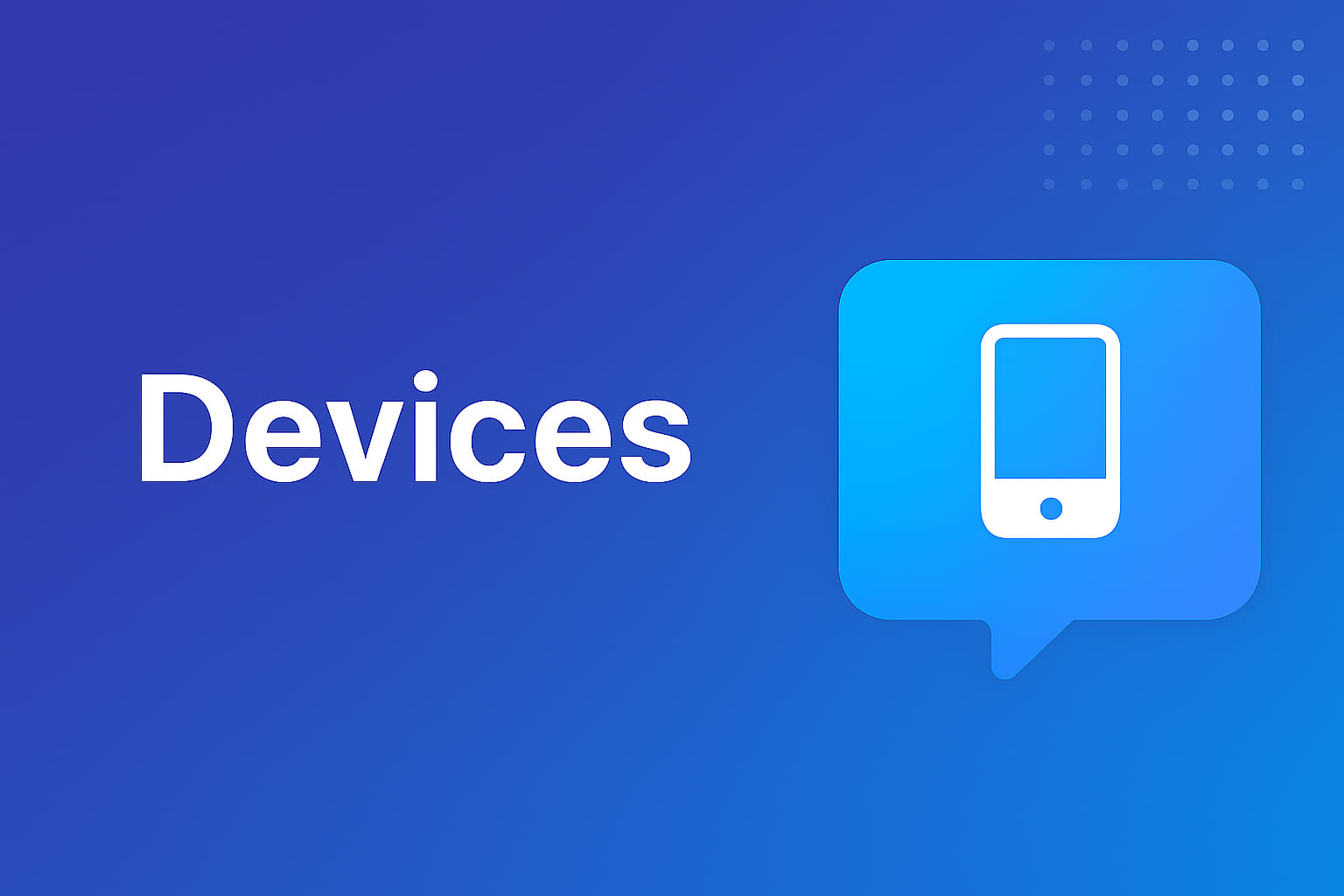 Обложка devices